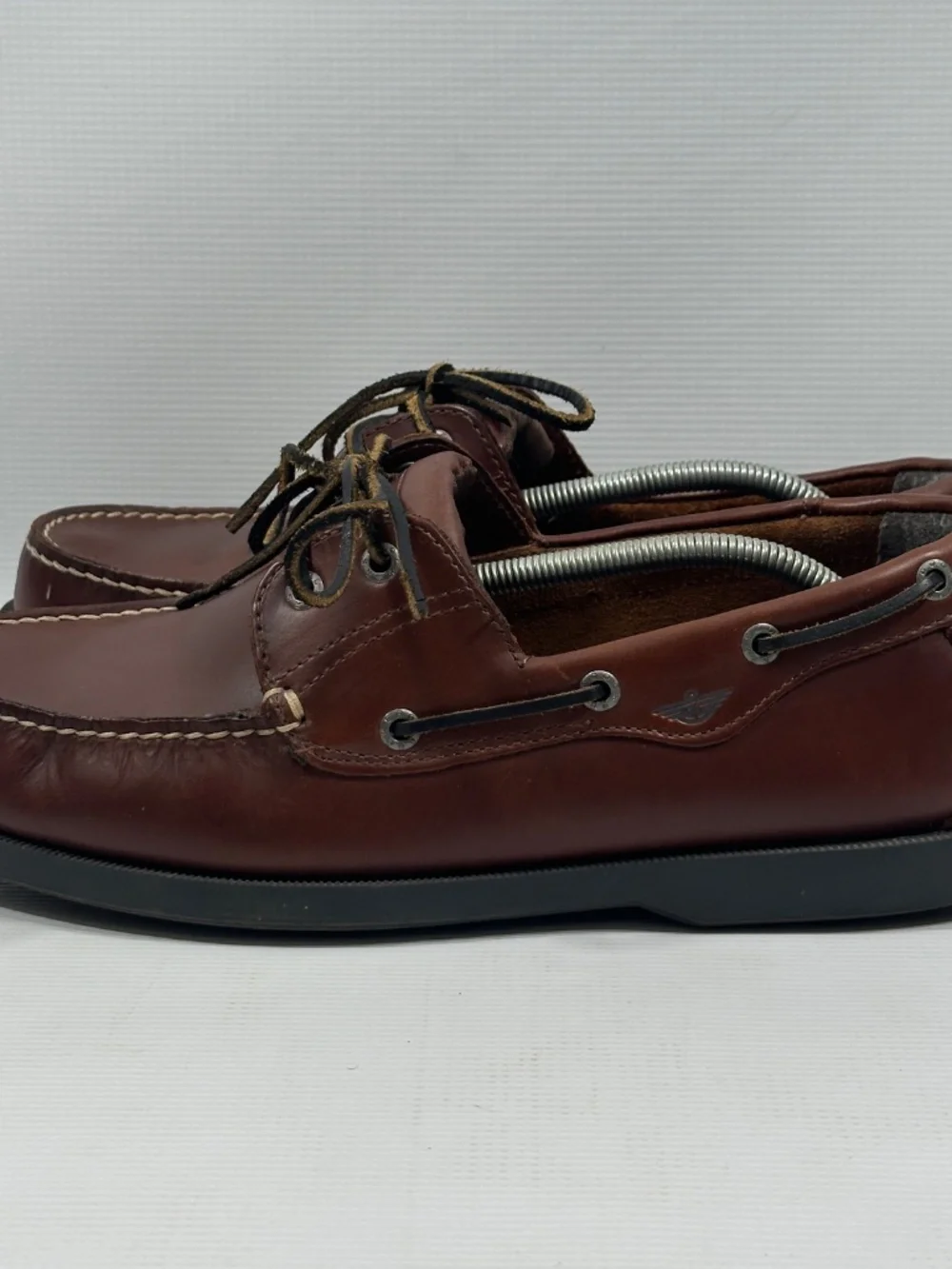 Dockers Shoes Mens Size 11 Brown Leather Boat Moc Toe Casual Slip Resistant